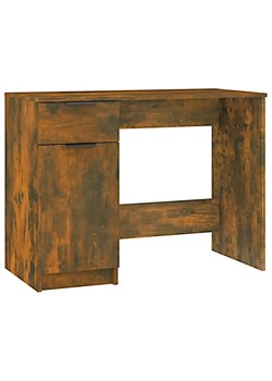 Minimalistyczne biurko w kolorze przydymionego dębu - Reves ze sklepu Edinos.pl w kategorii Biurka i sekretarzyki - zdjęcie 175198904