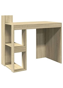 Proste biurko w kolorze dębu sonoma D9-W44 - id: 45633 - marki Elior - 175198933 Proste biurko w kolorze dębu sonoma D9-W44 ze sklepu Edinos.pl w kategorii Dom - zdjęcie 175198933