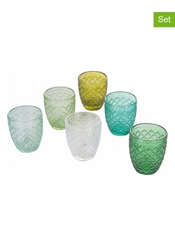 Villa d´Este Szklanki (6 szt.) &quot;Castle&quot; w różnych kolorach - 275 ml ze sklepu Limango Polska w kategorii Naczynia - zdjęcie 175200822