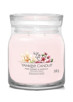 Yankee Candle Świeca zapachowa &quot;Pink Cherry &amp; Vanilla&quot; - 368 g ze sklepu Limango Polska w kategorii Świece i dyfuzory - zdjęcie 175200893