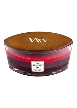 WoodWick Świeca zapachowa &quot;Trilogy - Sun-Ripened Berries&quot; - 453,6 g ze sklepu Limango Polska w kategorii Świece i dyfuzory - zdjęcie 175201011