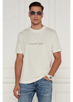 CALVIN KLEIN JEANS T-shirt CHENILLE | Regular Fit ze sklepu Gomez Fashion Store w kategorii T-shirty męskie - zdjęcie 175205221