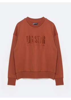 Bluza damska z wyhaftowanym logo BIG STAR pomaraŅczowa Manderina 704 ze sklepu Big Star w kategorii Bluzy damskie - zdjęcie 175205510