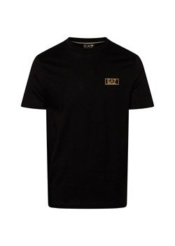 EA7 Emporio Armani Koszulka Herrem Mężczyźni Bawełna czarny jednolity ze sklepu vangraaf w kategorii T-shirty męskie - zdjęcie 175207842