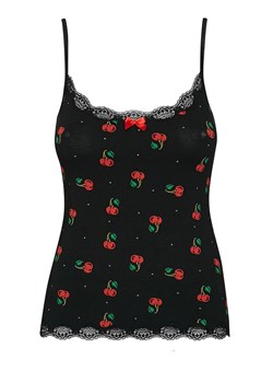 Pussy Deluxe Top &quot;Cherries Classic&quot; w kolorze czarnym ze sklepu Limango Polska w kategorii Bluzki damskie - zdjęcie 175210731