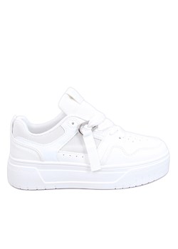 Sneakersy damskie Levrone White białe ze sklepu ButyModne.pl w kategorii Buty sportowe damskie - zdjęcie 175210890