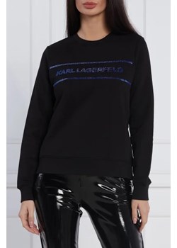 Karl Lagerfeld Bluza Rhinestone | Regular Fit ze sklepu Gomez Fashion Store w kategorii Bluzy damskie - zdjęcie 175212583