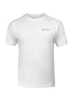 Biały t-shirt męski 4240-2100, Kolor biały, Rozmiar M, Mustang ze sklepu Intymna w kategorii T-shirty męskie - zdjęcie 175212970