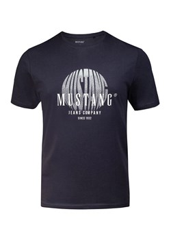 Granatowy t-shirt męski 4241-2100, Kolor granatowy, Rozmiar L, Mustang ze sklepu Intymna w kategorii T-shirty męskie - zdjęcie 175212974