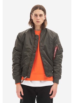 Alpha Industries kurtka bomber MA-1 VF 59 męski kolor szary przejściowa 191118.04-SZARY ze sklepu PRM w kategorii Kurtki męskie - zdjęcie 175218221