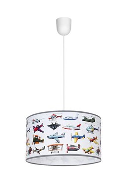 Wisząca lampa z abażurem w samoloty - N42-Randon ze sklepu Edinos.pl w kategorii Lampy wiszące - zdjęcie 175219232