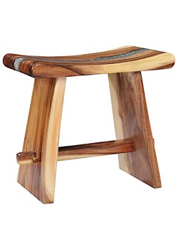 Elegancki stołek ozdobiony poliżywicą P2-B38 ze sklepu Edinos.pl w kategorii Dom - zdjęcie 175219311