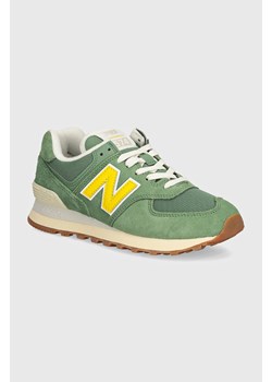 New Balance sneakersy 574 kolor zielony WL574GS2 ze sklepu ANSWEAR.com w kategorii Buty sportowe damskie - zdjęcie 175225264