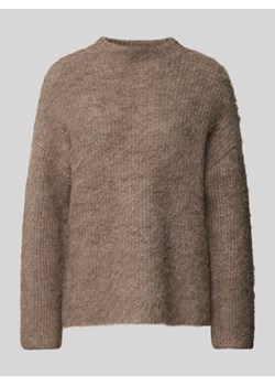 Sweter z dzianiny o kroju comfort fit z dodatkiem wełny model ‘MALA’ ze sklepu Peek&Cloppenburg  w kategorii Swetry damskie - zdjęcie 175226480