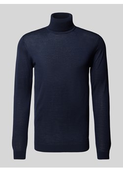 Sweter z dzianiny z golfem ze sklepu Peek&Cloppenburg  w kategorii Swetry męskie - zdjęcie 175226723