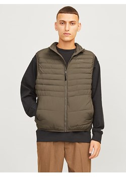 Jack &amp; Jones Kamizelka pikowana &quot;Estate&quot; w kolorze szarobrązowym ze sklepu Limango Polska w kategorii Kamizelki męskie - zdjęcie 175228260