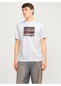 Jack &amp; Jones Koszulka w kolorze białym ze sklepu Limango Polska w kategorii T-shirty męskie - zdjęcie 175228291