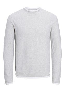 Jack &amp; Jones Sweter w kolorze jasnoszarym ze sklepu Limango Polska w kategorii Swetry męskie - zdjęcie 175228372