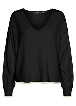 Vero Moda Sweter w kolorze kremowo-czarnym ze sklepu Limango Polska w kategorii Swetry damskie - zdjęcie 175228700