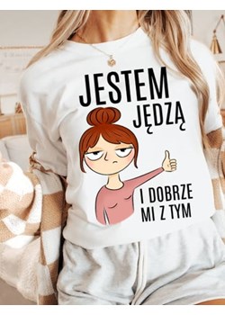 Koszulka jestem jędzą - z rudą ze sklepu Time For Fashion w kategorii Bluzki damskie - zdjęcie 175228830