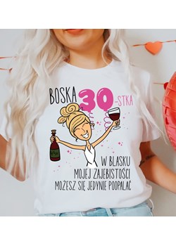 Koszulka na 30 urodziny dla koleżanki, na 30 dla przyjaciółki ze sklepu Time For Fashion w kategorii Bluzki damskie - zdjęcie 175228910