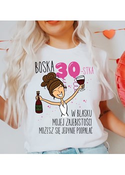 Koszulka na 30 urodziny dla koleżanki, na 30 dla przyjaciółki ze sklepu Time For Fashion w kategorii Bluzki damskie - zdjęcie 175228911