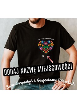 KOSZULKA KOŁO GOSPODYŃ I GOSPODARZY WIEJSKICH -MĘSKA SERCE ze sklepu Time For Fashion w kategorii Bluzki damskie - zdjęcie 175228924