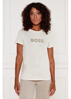 BOSS ORANGE T-shirt C_Elogo_5 | Regular Fit ze sklepu Gomez Fashion Store w kategorii Bluzki damskie - zdjęcie 175231934