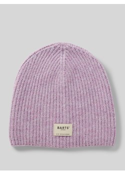 Czapka beanie z naszywką z logo model ‘Darty’ ze sklepu Peek&Cloppenburg  w kategorii Czapki zimowe damskie - zdjęcie 175238313