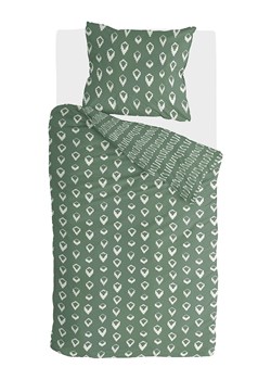 Walra Komplet pościeli "Remade Turned Cones" w kolorze zielonym ze sklepu Limango Polska w kategorii Pościele - zdjęcie 175238530