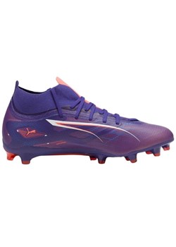 Buty piłkarskie Puma Ultra 5 Match+ FG/AG 107686 01 fioletowe ze sklepu ButyModne.pl w kategorii Buty sportowe męskie - zdjęcie 175239204