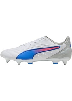 Buty piłkarskie Puma King Pro MxSG 107870 02 białe ze sklepu ButyModne.pl w kategorii Buty sportowe męskie - zdjęcie 175239232