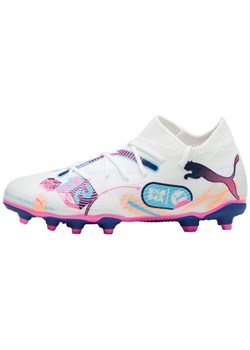 Buty piłkarskie Puma Future 7 Match Vol. Up FG/AG 108076 01 białe ze sklepu ButyModne.pl w kategorii Buty sportowe dziecięce - zdjęcie 175239242