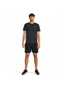 Męskie spodenki do biegania Under Armour UA Launch 7'' 2-IN-1 Short - czarne ze sklepu Sportstylestory.com w kategorii Spodenki męskie - zdjęcie 175245240