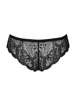 Czarne koronkowe otwarte figi Love Story, Kolor czarny, Rozmiar S/M, LivCo Corsetti Fashion ze sklepu Intymna w kategorii Majtki damskie - zdjęcie 175249214