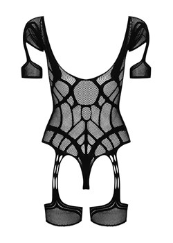 Obsessive czarne body damskie otwarte G334, Kolor czarny, Rozmiar S/M/L, Obsessive ze sklepu Intymna w kategorii Body damskie - zdjęcie 175249432