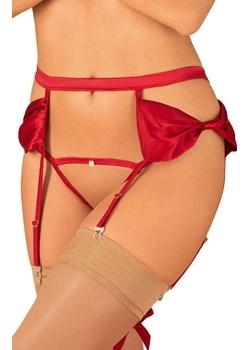 Rubinesa pas i stringi, Kolor czerwony, Rozmiar S/M, Obsessive - id: 155252 - marki Obsessive - 175249552 Rubinesa pas i stringi, Kolor czerwony, Rozmiar S/M, Obsessive ze sklepu Intymna w kategorii Majtki damskie - zdjęcie 175249552