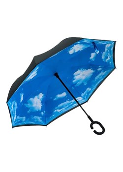 Le Monde du Parapluie Parasol odwrotny w kolorze niebiesko-czarnym - Ø 105 cm ze sklepu Limango Polska w kategorii Parasole - zdjęcie 175250562