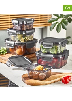 Violeta Home Pojemniki (6 szt.) w kolorze antracytowym ze sklepu Limango Polska w kategorii Pojemniki kuchenne - zdjęcie 175250711