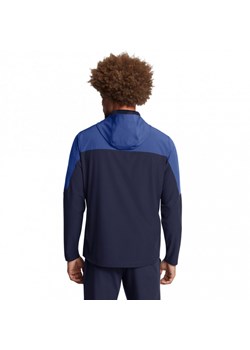 Męska kurtka treningowa Under Armour Vanish Woven Utility Jacket - granatowa ze sklepu Sportstylestory.com w kategorii Kurtki męskie - zdjęcie 175254163