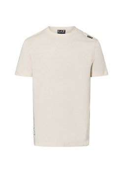 EA7 Emporio Armani Koszulka męska Mężczyźni Bawełna szary jednolity ze sklepu vangraaf w kategorii T-shirty męskie - zdjęcie 175261693