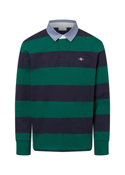 Gant Męska koszulka polo Mężczyźni Bawełna granatowy w paski ze sklepu vangraaf w kategorii T-shirty męskie - zdjęcie 175273803