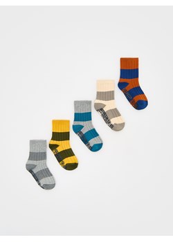 Reserved - Skarpetki 5 pack - ciemnoszary ze sklepu Reserved w kategorii Skarpetki dziecięce - zdjęcie 175278872