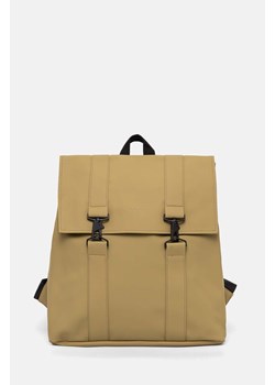 Rains plecak Rolltop Rucksack W3 kolor zielony duży gładki 13320-44 ze sklepu PRM w kategorii Plecaki - zdjęcie 175279771