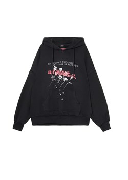 Cropp - Bluza hoodie My Chemical Romance UNISEX - czarny ze sklepu Cropp w kategorii Bluzy damskie - zdjęcie 175282712