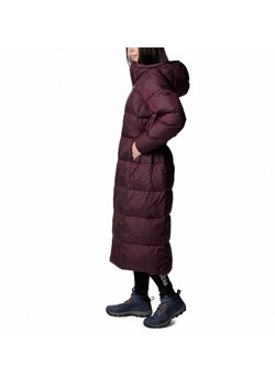 Damski płaszcz puchowy pikowany Columbia Pike Lake III Long Puffer Jacket - fioletowy ze sklepu Sportstylestory.com w kategorii Kurtki damskie - zdjęcie 175287721