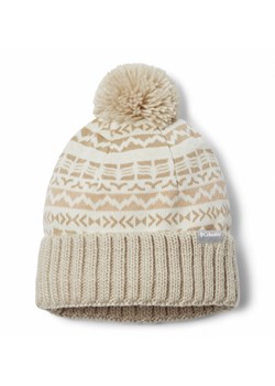 Czapka zimowa uniseks Columbia Sweater Weather Pom Beanie - beżowa ze sklepu Sportstylestory.com w kategorii Czapki zimowe damskie - zdjęcie 175287841