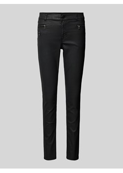 Jeansy o kroju skinny fit z kieszeniami zapinanymi na zamek błyskawiczny model ‘MALOU’ ze sklepu Peek&Cloppenburg  w kategorii Jeansy damskie - zdjęcie 175300432