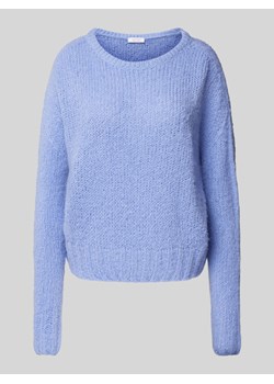 Sweter z dzianiny z okrągłym dekoltem ze sklepu Peek&Cloppenburg  w kategorii Swetry damskie - zdjęcie 175300452