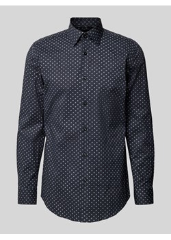 Koszula biznesowa o kroju slim fit z kołnierzykiem typu kent model ‘Hank’ ze sklepu Peek&Cloppenburg  w kategorii Koszule męskie - zdjęcie 175301354